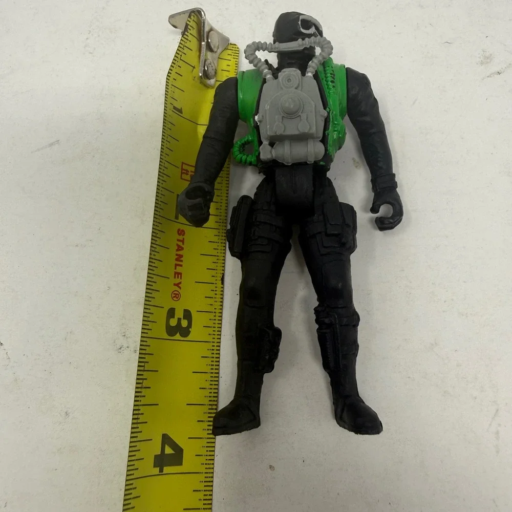 Chap Mei Scuba Diver Action Figure Black Green Tactical Underwater Commando 4